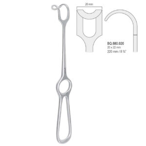 Retractor Middeldorpf 20x22mm, 220mm