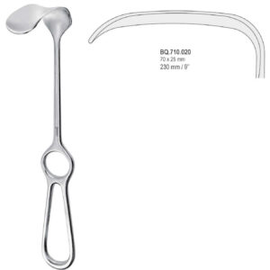 Retractor Kocher 70x25mm, 230mm