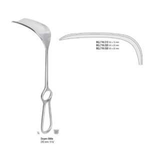 Retractor Doyen-Stille 90x20mm, 250mm