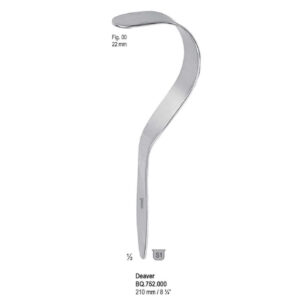Retractor Deaver 22mm, 210mm fig. 00