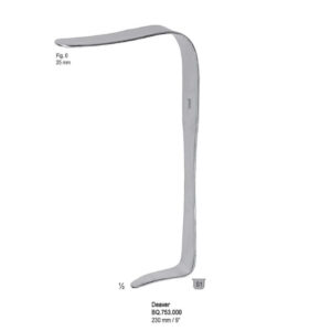 Retractor Deaver 25mm, 230mm fig. 0