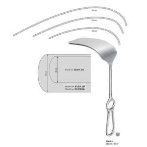 Retractor Mikulicz 95x35mm, 260mm