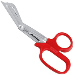 Scissors Universal British model with black plastic handle 180mm