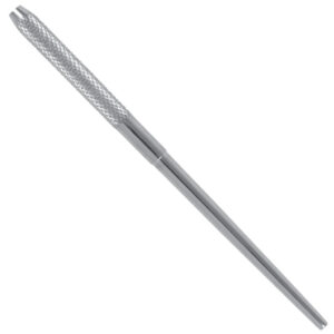 Mirror handle solid round fig 2, 125mm