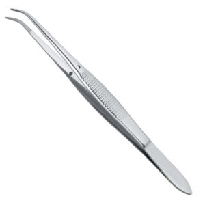 Deluxe Tweezers Perry curved 130mm