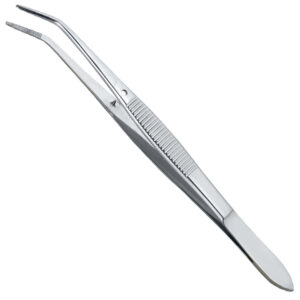 Deluxe Tweezers Perry angled 130mm