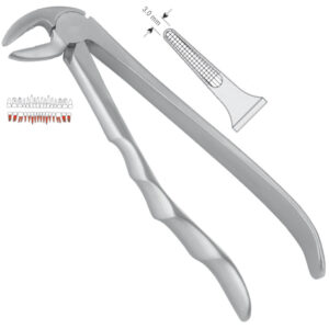 Extracting forceps with anatomical handle fig. 33M