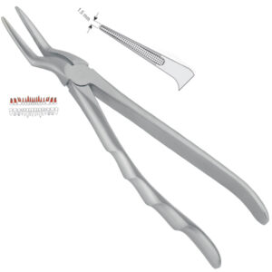 Extracting forceps with anatomical handle fig. 151 1/2