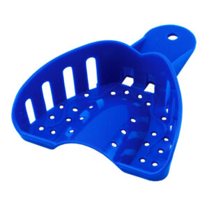 Singly Disposable impression trays dark blue upper S fig. 5 (Pack of 25 pieces)