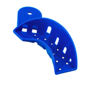 Singly Disposable Impression trays dark blue partial upper right/lower left fig. 7 (Pack of 25 pieces)