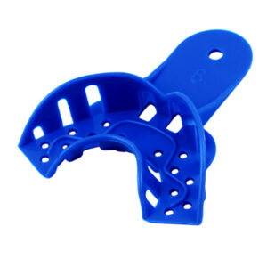 Singly Disposable Impression trays dark blue partial anterior lower fig. 9 (Pack of 25 pieces)