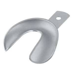 Impression tray edentulous solid lower