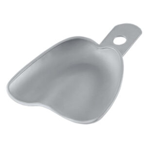 Impression tray edentulous solid upper