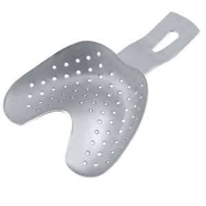 Impression tray edentulous Ehricke pattern perforated upper