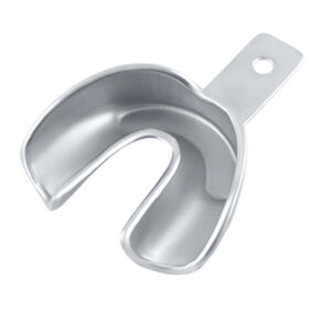 Impression tray anterior depressed solid lower
