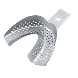 Impression tray regular perforated without rim lower