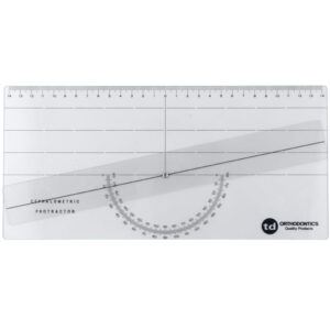 Orthodontic template cephalometric