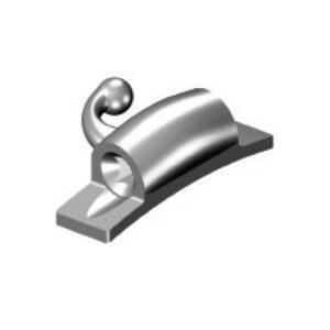 Deluxe Buccal tube single non-convertible, weldable .018" upper left, T -0° O 8°
