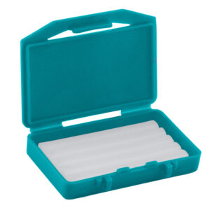 Dentaline clear relief wax unscented turquoise box (Pack of 10 pieces)