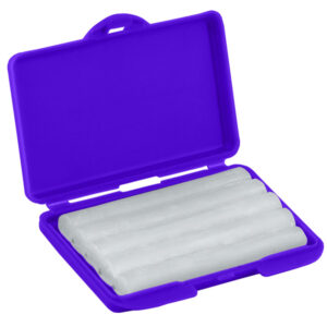 Clear relief wax scented box grape (10 pieces)