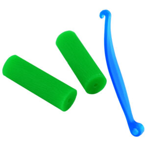 Retainer seater green 2 pieces + retainer retriever in case