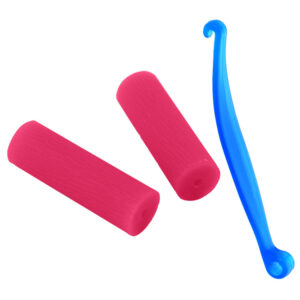 Retainer seater pink 2 pieces + retainer retriever in case