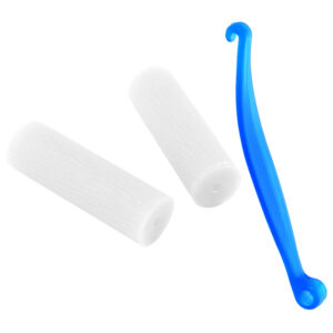 Retainer seater white 2 pieces + retainer retriever in case