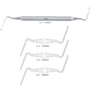 Classic-Lite Endodontic Heat carrier / Plugger set of 4