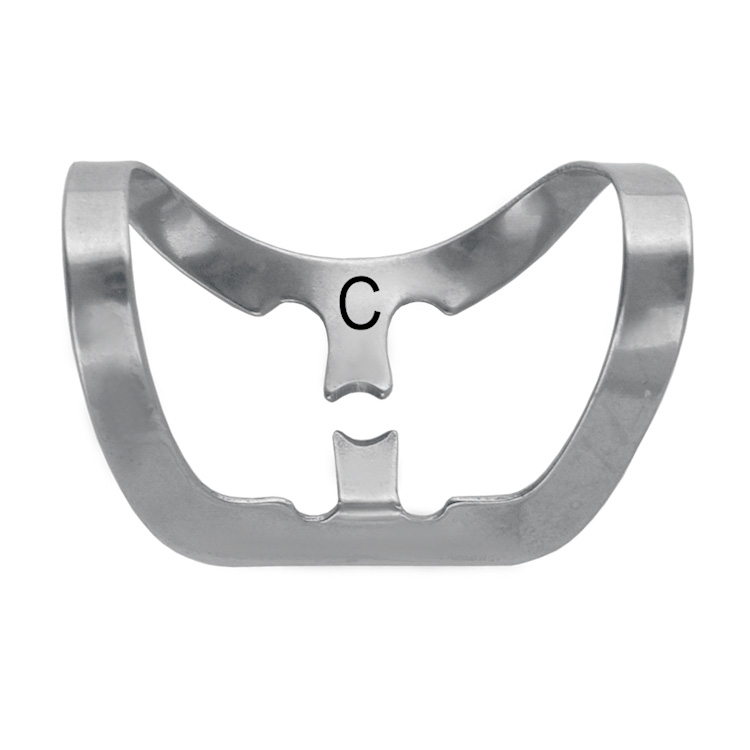 Klamra do koferdamu do zębów przednich i przedtrzonowych fig. C