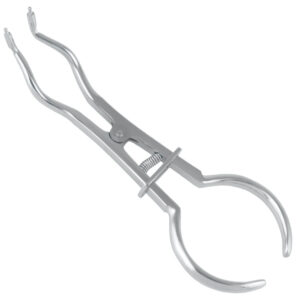 Rubber dam forceps Brewer 170mm