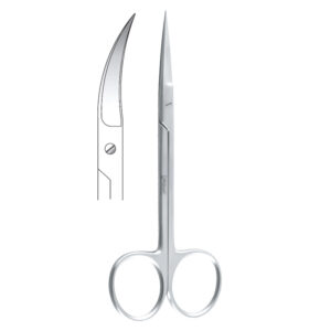 Scissors Falcon side curved 120mm