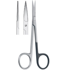 Scissors Falcon straight. 120mm, one blade serrated