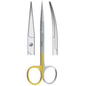 Super-Cut Nożyczki Falcon zagięte 120mm