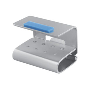 SELF-LOCK Bur stand for 4 FG and 4 CA/RA burs, blue