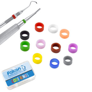 Color code ring silicone regular assorted (Pack of 50 pieces)