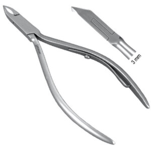 Professional-Line Cuticle and skin nipper 3mm tip 115mm