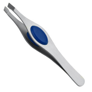 Professional Line tweezers Falcon Blue slanted point fig. 1