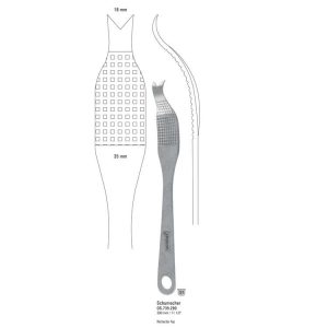 Podważka kostna Schumacher-Wagner ząbkowana 18x37mm/345mm