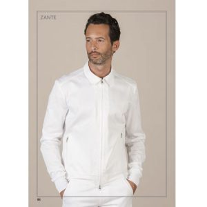 Zante, bluza męska ML,Lev-elastan, biała M