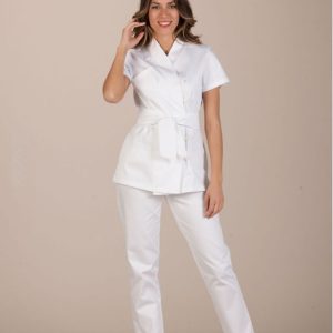 Kazan, bluza damska MC,Lev-elastan, biała M