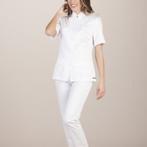 Margarita, bluza damska MC,Lev,biała XS