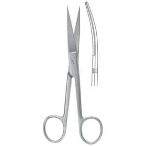 Nożyczki Falcon-Standard chirurgiczne ostro-ostre zagięte 165mm