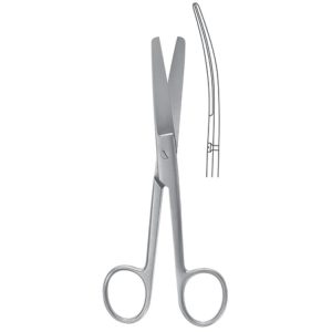 Nożyczki Falcon-Standard chirurgiczne tępo-tępe zagięte 145mm