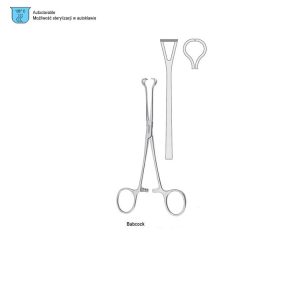 Kleszcze Babcock do tkanek 300mm