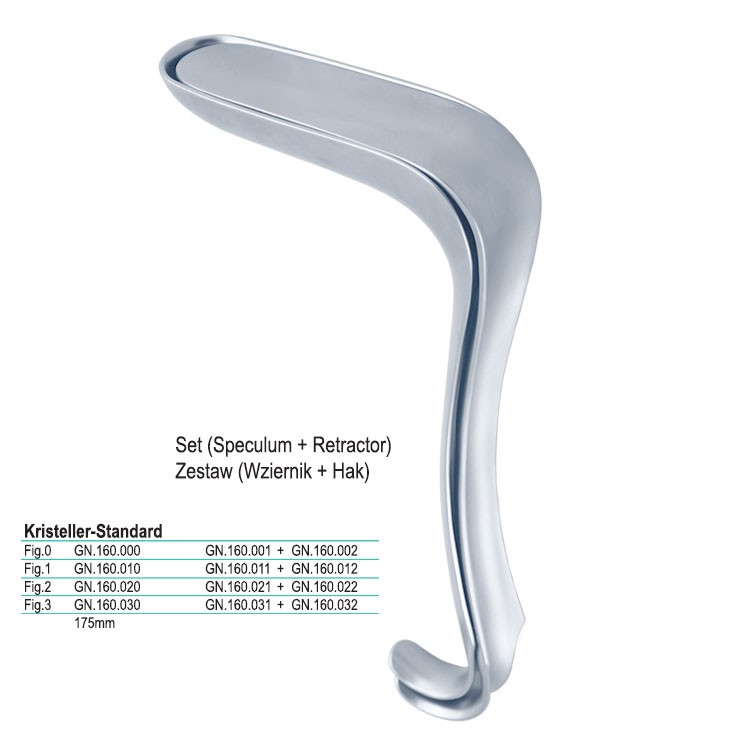 Zestaw Kristeller-Standard (wziernik+hak) fig.1