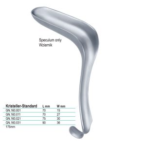 Wziernik pochwowy Kristeller-Standard 70x27mm 175mm fig.1