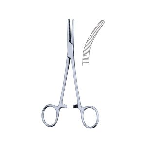 Kleszczyki naczyniowe Spencer-Wells zagięte 130mm