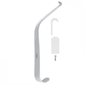 Retractor channel Obwegeser model-1 10mm, 165mm