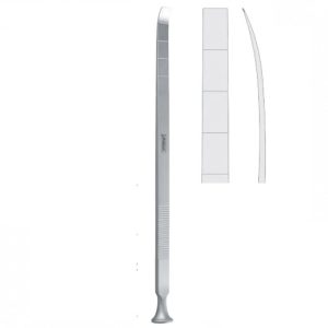 Osteotome maxillo facial Epker less curved 4mm, 180mm
