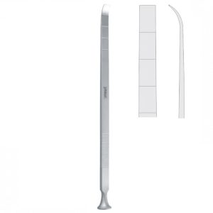Osteotome maxillo facial Epker more curved 6mm, 180mm